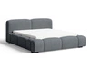 Polsterbett mit Bettkasten und Lattenrost 120x200 Aubi Dunkelgrau