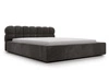 Polsterbett mit Bettkasten und Lattenrost 140x200 Plaza Dunkelgrau