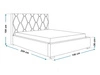 Polsterbett mit Bettkasten und Lattenrost 120x200 Tasso Grau