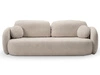 Schlafsofa mit Bettfunktion und Bettkasten Oreo Beige