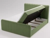 Boxspringbett mit Bettkasten 120x200 Osteno Grün