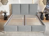Polsterbett mit Lattenrost 180x200 Trio Beige