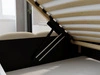 Polsterbett mit Bettkasten und Lattenrost 160x200 Modo Beige