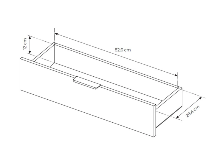 Kommode mit Türen und Schubladen Lumina Kaschmir
