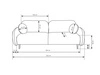 Schlafsofa mit Bettfunktion und Bettkasten Alta Hellbeige