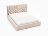 Polsterbett mit Bettkasten und Lattenrost 180x200 Roma Beige