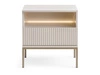 Nachtschrank mit Schublade und Led Deo Kaschmir