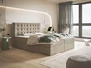 Boxspringbett mit Bettkasten 120x200 Denza Beige