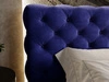 Polsterbett mit Bettkasten und Lattenrost 200x200 Apollo Blau