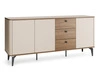 Kommode mit Türen und Schubladen, 180 cm, Arelis Kaschmir, Royal Nussbaum