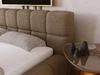 Polsterbett mit Bettkasten und Lattenrost 180x200 Alicante Boucle Braun