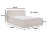 Boxspringbett mit Bettkasten 160x200 Bogota Dunkelblau