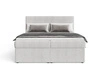 Boxspringbett mit Bettkasten 180X200 Brisa Grau