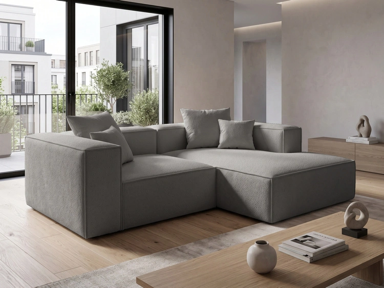 Ecksofa L Rechts Vellaro Dunkelgrau