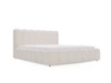 Polsterbett mit Bettkasten und Lattenrost 200x200 Smile Creme