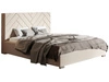 Polsterbett mit Bettkasten und Lattenrost 140x200 Toreto Beige