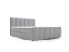 Boxspringbett mit Bettkasten 200x200 Cloud Grau