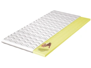 Matratzenauflage mit thermoelastischem Schaumstoff Visso 200x200