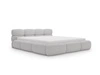 Polsterbett mit Bettkasten und Bettrost 120x200 Sweet Low Grau