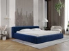 Polsterbett mit Bettkasten und Lattenrost 140x200 Lipari Blau