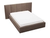 Polsterbett mit Bettkasten und Lattenrost 160x200 Lizbona  Braun