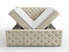 Boxspringbett mit Bettkasten 140x200 Montego Creme