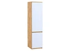 Kleiderschrank mit Drehtüren 45 Arcadia Eiche Wotan, Weiß 
