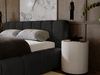 Polsterbett mit Bettkasten und Lattenrost 180x200 Ibiza Schwarz