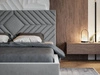 Polsterbett mit Bettkasten und Lattenrost 120x200 Loris Beige