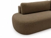 Ecksofa L-Form Rechts mit Schlaffunktion und Bettkasten Aurio O Braun