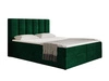 Boxspringbett mit Bettkasten 140x200 Cascada Grün