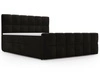 Boxspringbett mit Bettkasten 200x200 Alicante Schwarz