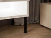 TV-Schrank für das Wohnzimmer 180 cm mit schwarzen Metallbeinen und LED-Beleuchtung Aurelie Kaschmir matt