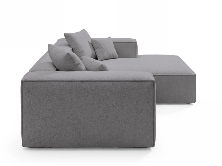 Ecksofa L Rechts Vellaro Dunkelgrau