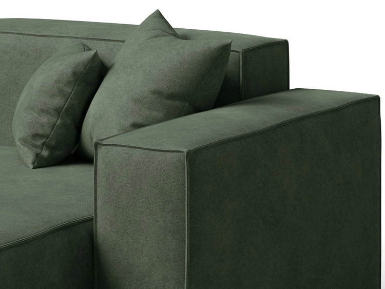 Ecksofa L-Form Rechts Arizona Grün