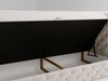 Boxspringbett mit Bettkasten 120x200 Canolo Creme