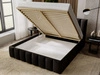 Polsterbett mit Bettkasten und Lattenrost 180x200 Neos Schwarz