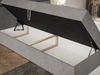 Boxspringbett mit Bettkasten 180x200 Hera Schwarz