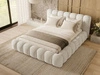 Polsterbett mit Bettkasten und Lattenrost 120x200 Averia Beige