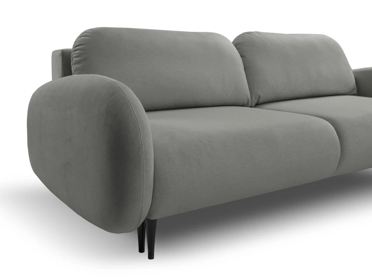 Schlafsofa mit Bettfunktion und Bettkasten Alta Grau