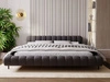 Polsterbett mit Lattenrost 140x200 Imagine Schwarz