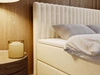 Boxspringbett mit Bettkasten 140x200 Marbella Beige