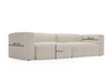 Sofa Moderne Cord Sofa für Wohnzimmer Landi Grau