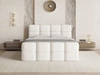 Boxspringbett mit Bettkasten 160x200 Rivon Creme