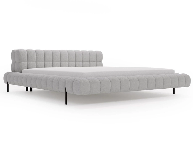 Polsterbett mit Lattenrost 160x200 Imagine Grau