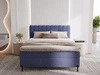 Boxspringbett mit Bettkasten 120x200 Primavera Dunkelblau