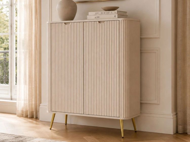 Türkommode Viva Beige auf Golden Beinen
