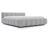 Polsterbett mit Bettkasten und Lattenrost 180x200 Cloud Low Grau