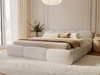 Polsterbett mit Bettkasten und Bettrost 200x200 Sweet Low Beige