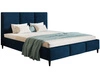 Polsterbett mit Lattenrost 140x200 Trio Dunkelblau